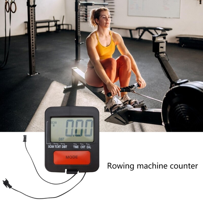 Adjustable Odometer Home Rowing Machine Counter Speedometer Counter Easy to Use