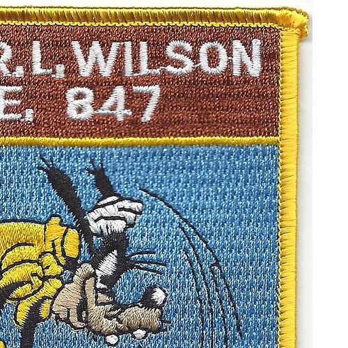 USS R.L. Wilson DDE-847 MOH Patch