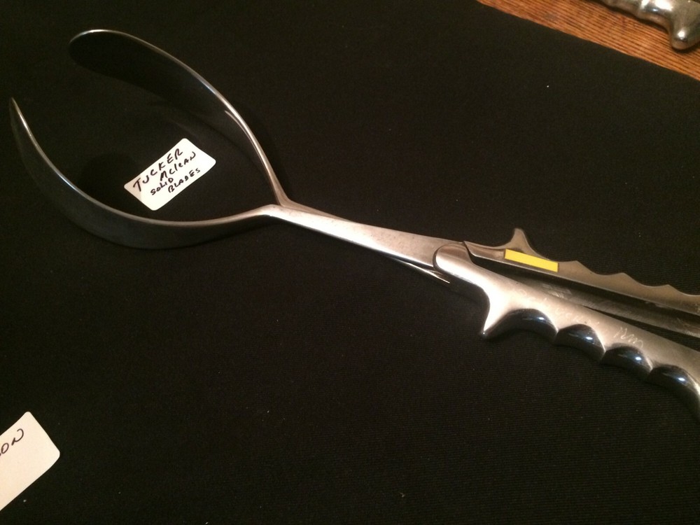 Obstetrical Forceps TUCKER-McClean solid blades 9", Used. Excellent condition