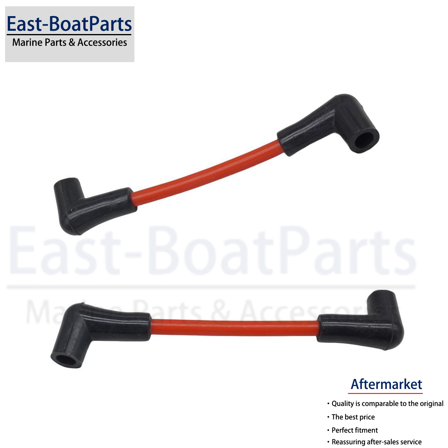 For Johnson/Evinrude replace 2PCS Spark Plug Wire Set 6" Marine 18-8816-1 582365