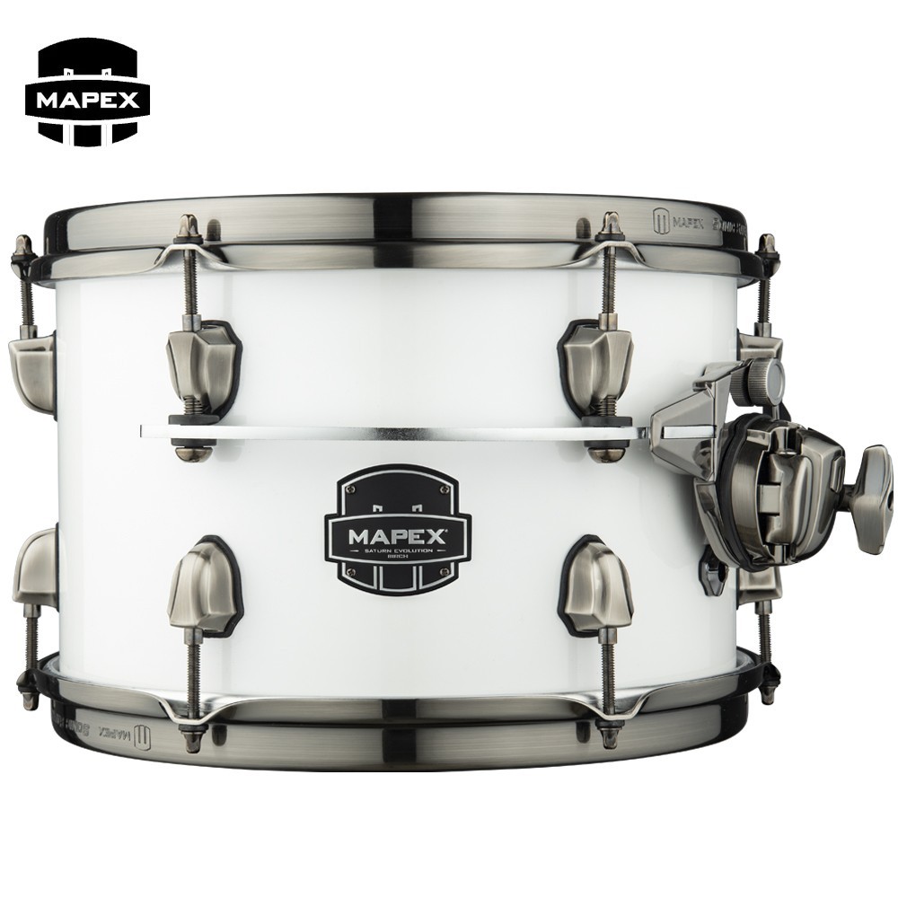 Mapex Saturn Evolution 8" x 7" Birch Mounted Tom Polar White SET807BBPI