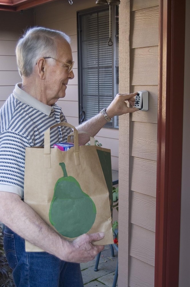 Slimline KeySafe with Customizable Combinations - Wall Mounted Security