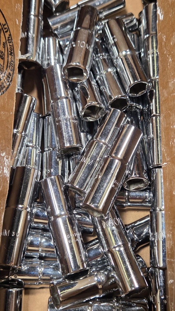 Proto 10mm 3/8 drive deep socket, 3 pack