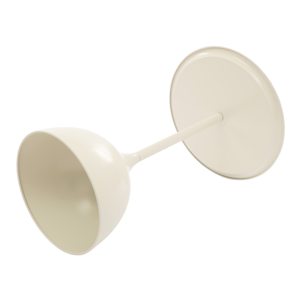 23.62in Height White Modern Side Table Round Side Table Round Bedside Table