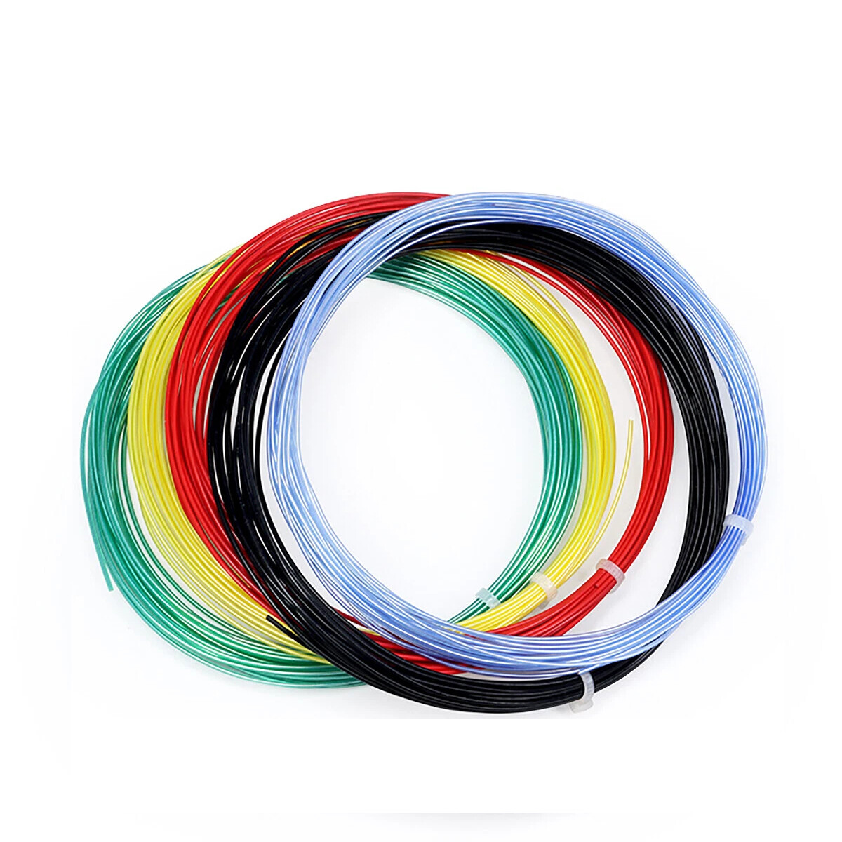 Single Core Wire PTFE FEP Silver Plated Copper Cable 30AWG / 28AWG / 26AWG~20AWG