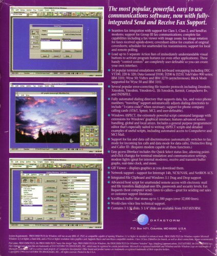Procomm Plus for Windows - Intuitive Data & Fax Communications Software [3.5"...