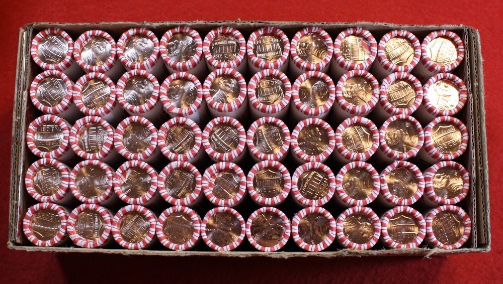 2017-P&D Lincoln Shield Cent Penny 2-50 Coin rolls roll Uncirculated
