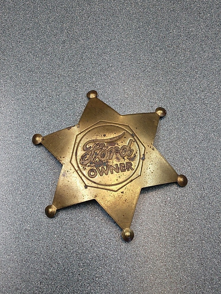 Vintage Ford Sheriff's Badge