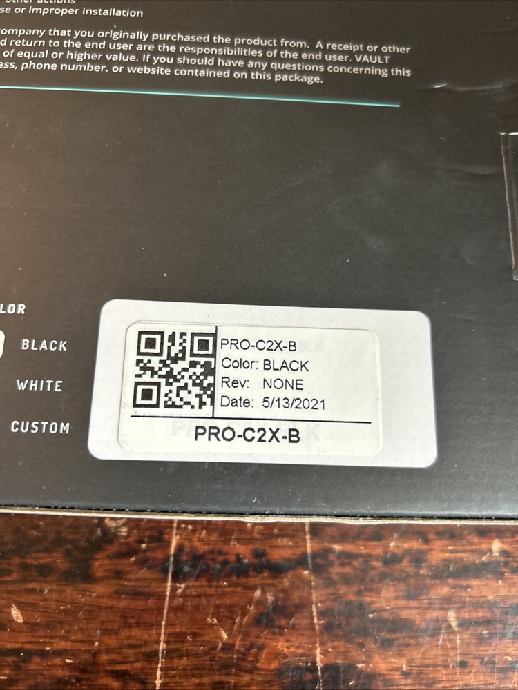 Vault PRO-C2X Black BLK Bracket for BBPOS Chipper 2X Bluetooth Card Reader - New