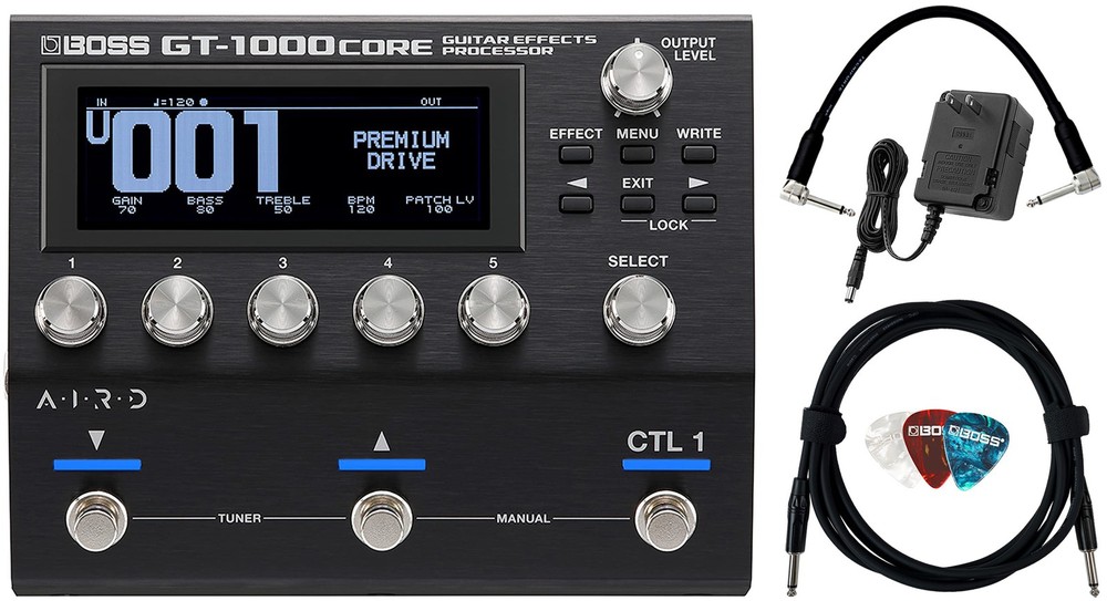 Boss GT-1000CORE Guitar Effects Processor w/ Power Supply