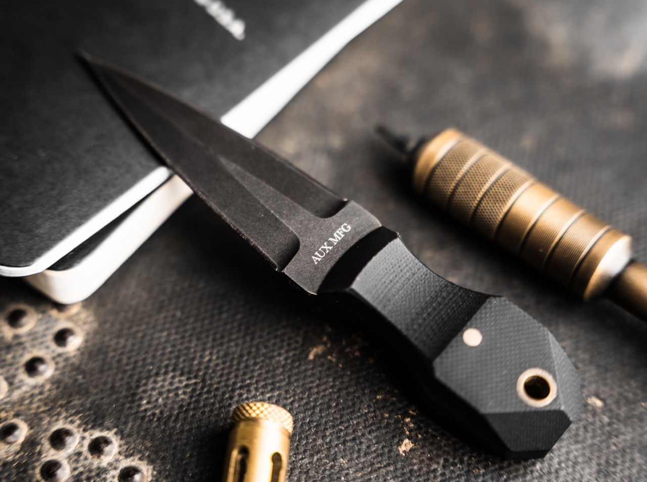 BOKER PLUS® Pocket Rocket Tactical EDC Knife 5.08" D2 Blade G10 Full-Tang Black