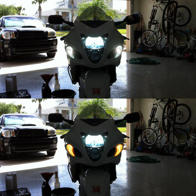 Switchback 28-SMD LED for Suzuki Hayabusa Turn Signal w/ Daytime Running Lights