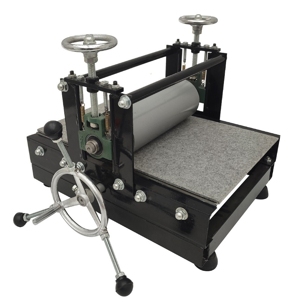 Manual Slab Roller for Printmaking Machine Relief Plate Make Heavy Duty