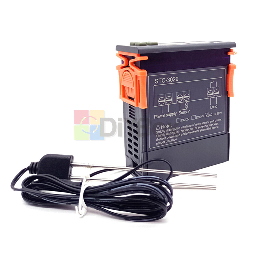 DC12V/24V STC-3029 Digital Soil Humidity Controller Regulator Hygrometer Sensor