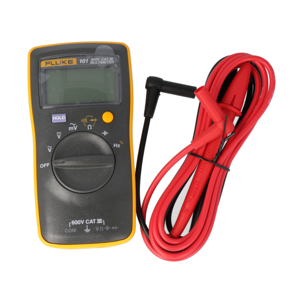 FLUKE 101 Basic Digital Multi-meter Portable Meter ACDC Volt Tester Industrial