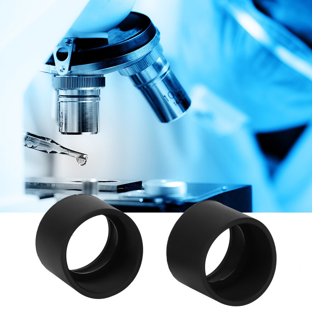 2Pcs 36mm Diameter Rubber Eyepiece Cover Accessory Guards For Stereo Microscope