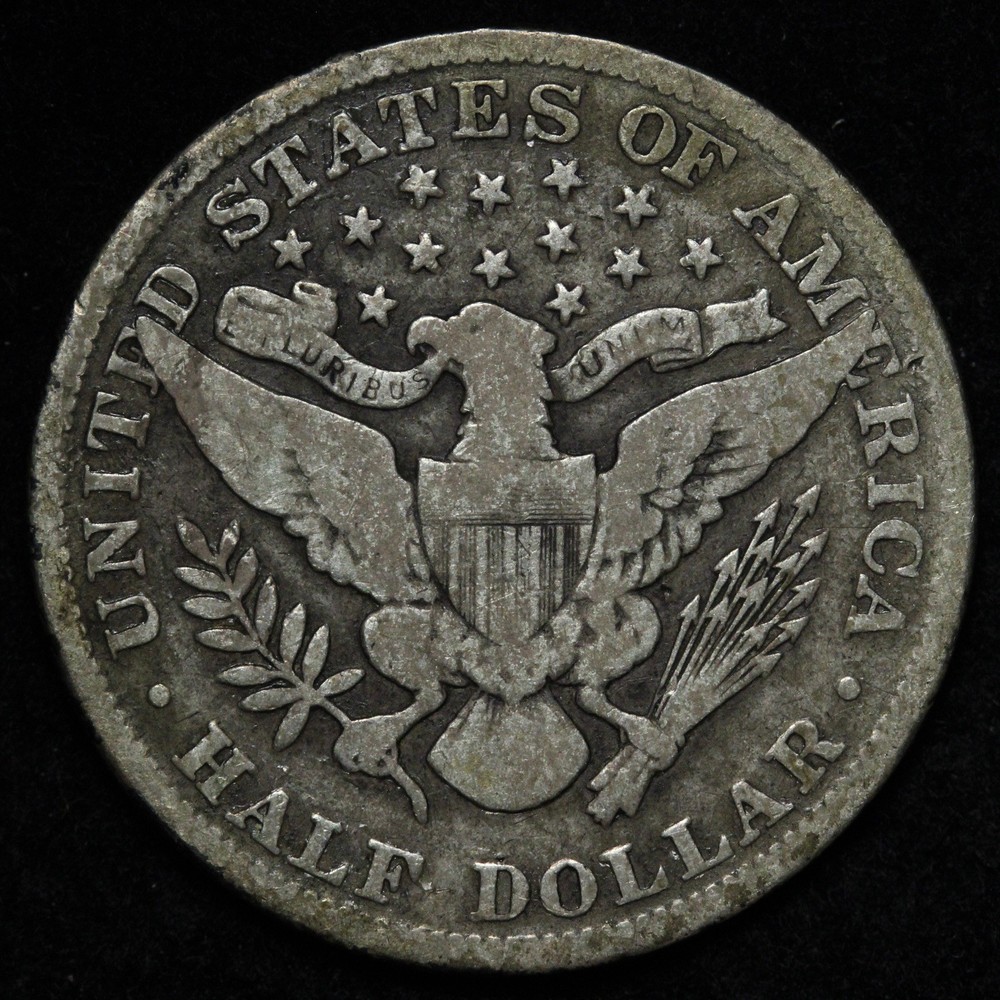 1895 Barber Silver Half Dollar FINE E372 GARHS