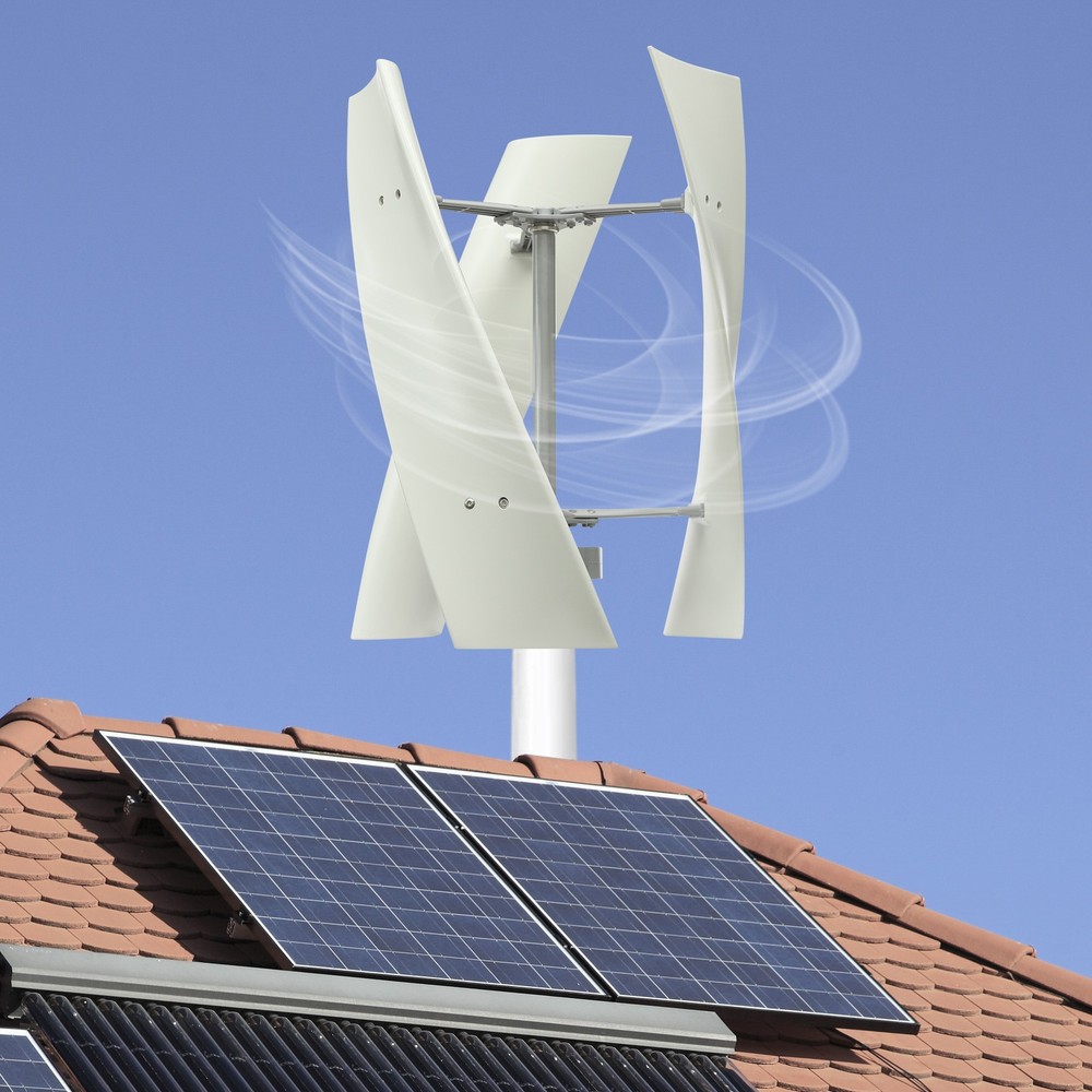 100W Vertical Axis Wind Turbine Generator - Efficient 12V Clean Energy Solution