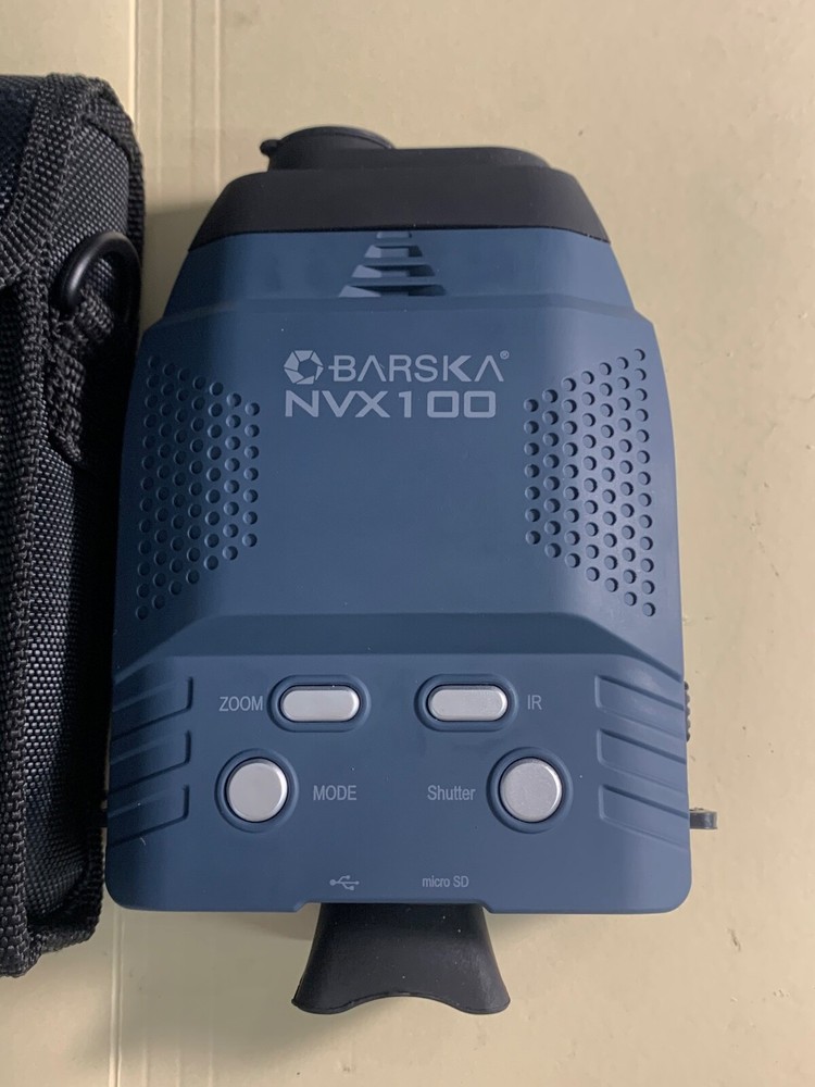 Barska NVX100 Night Vision Monocular Digital Camera and Case WORKS!