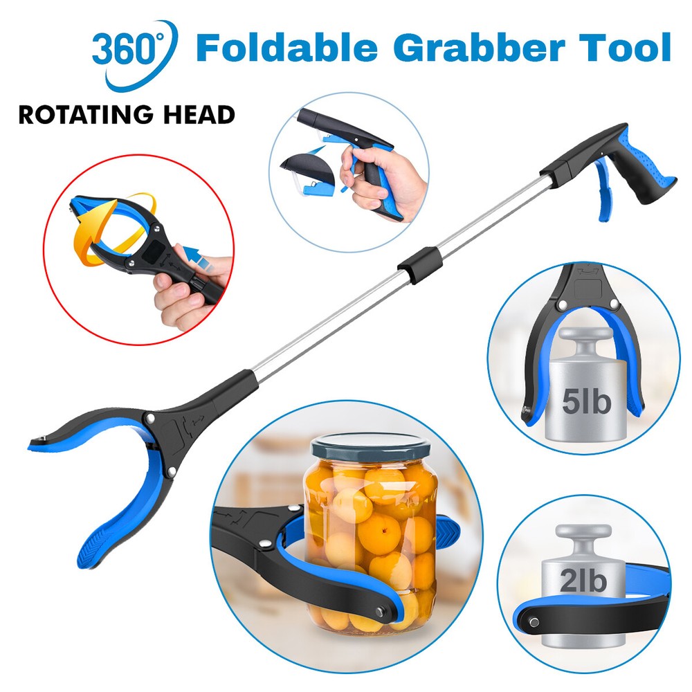 Practical pickup tool clip garbage collector household portable foldable long