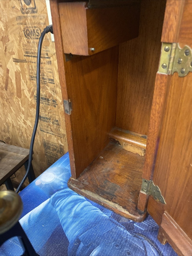 Antique Bausch & Lomb Jug Handle Microscope Plus Case