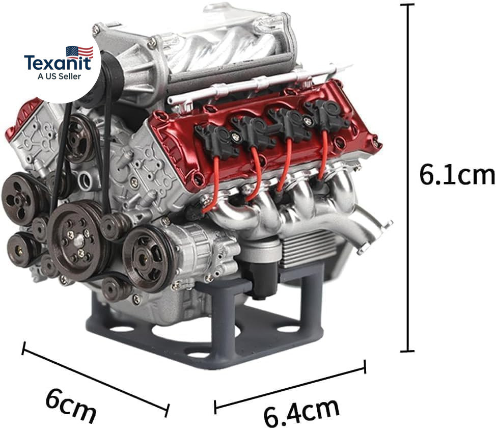 Mini V8 Engine Kits That Runs, V8 Model Engine Kit Cison Engine MAD RC Engine Mo