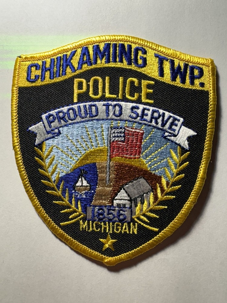 Chikaming Township Michigan Police Patch
