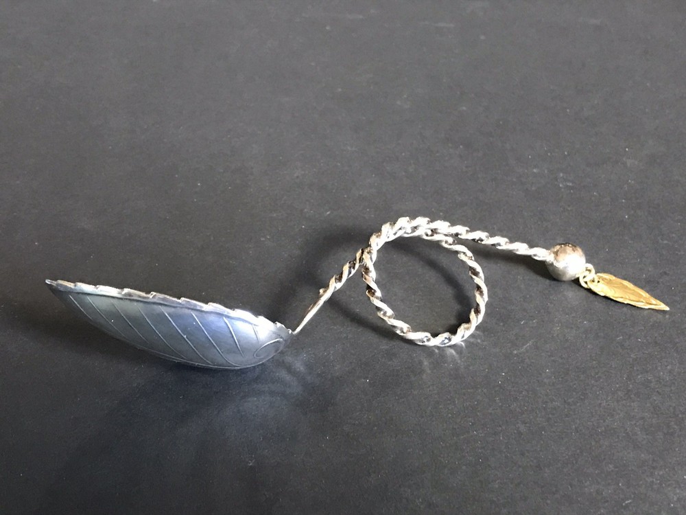 Norwegian 830S Silver Tea Caddy Spoon