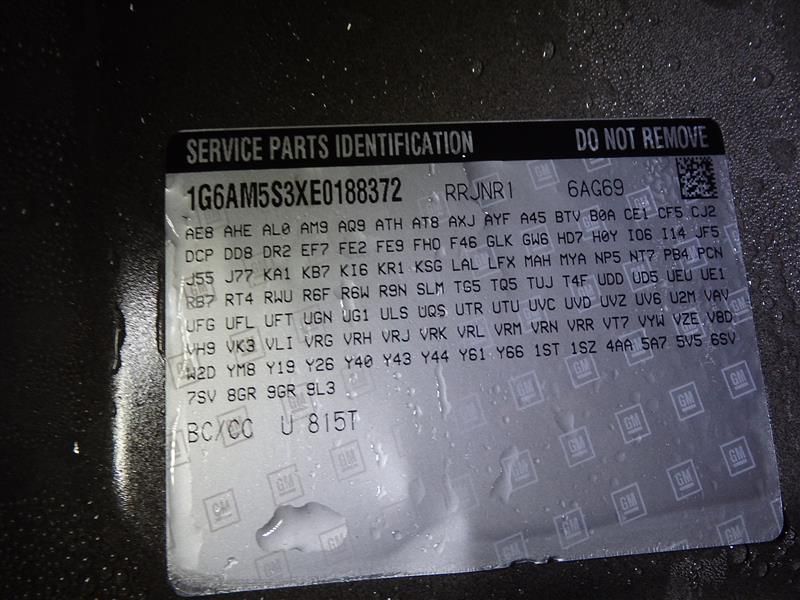 15 CADILLAC ESCALADE FRONT COLLISION AVOIDANCE CAMERA 944477