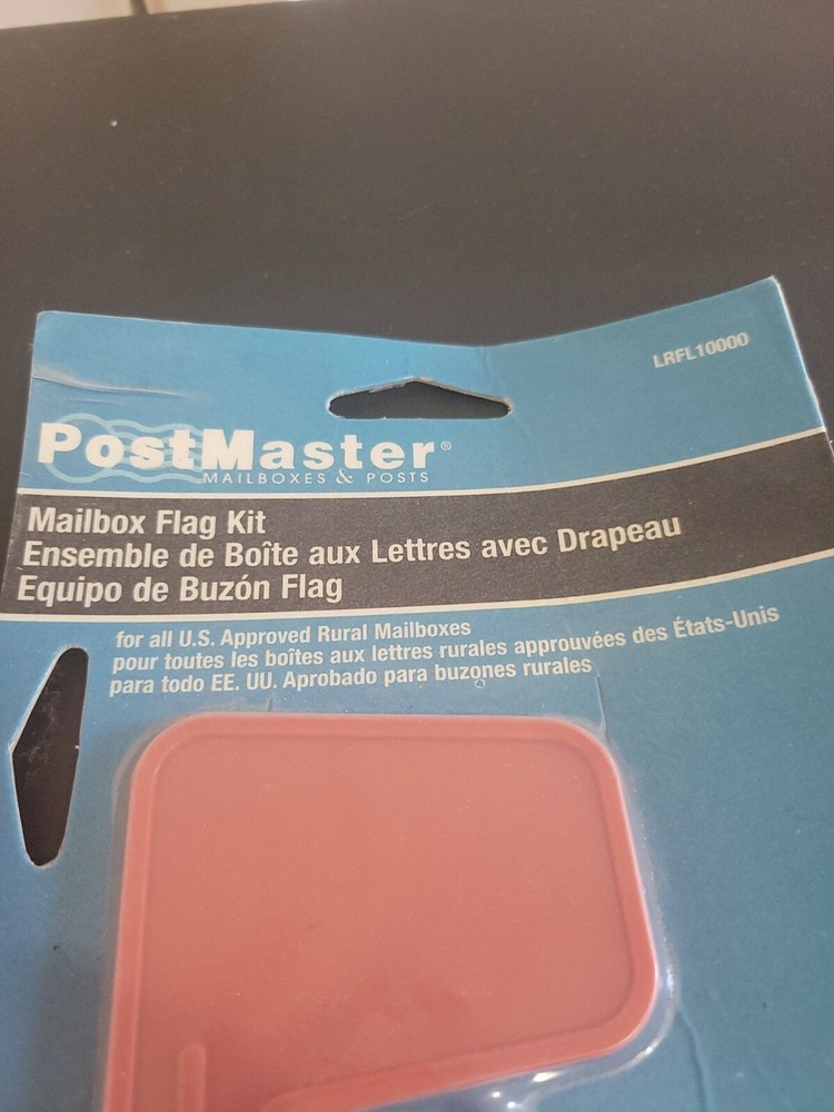 PostMaster Mailbox Replacement Flag Kit Rust Proof Plastic Red - Gibraltar