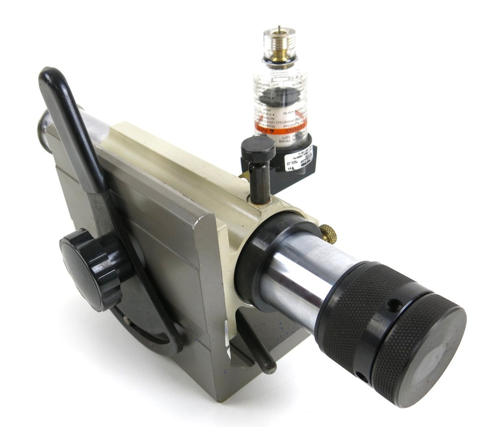 Darex E-90 End Mill Sharpener Air Spindle, Housing & Draw Bar Assembly