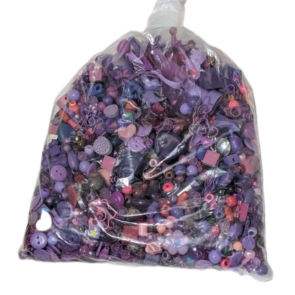 Purple - Curated Assemblage Materials For Art Project