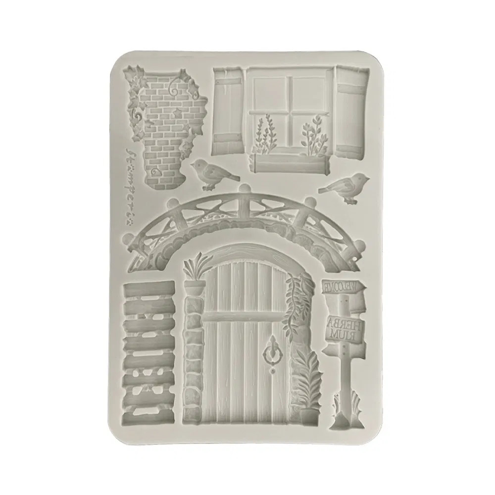 Silicone Stamp Printing A5 Herbarium Silvae Bridge