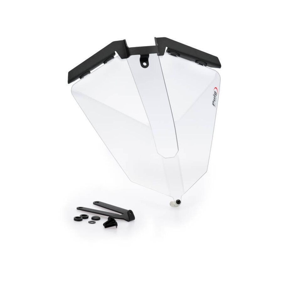 Puig Headlight Protector - Clear, Standard With Mount 3758W