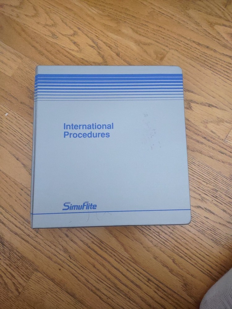 1998 Simuflite International Procedure Binder