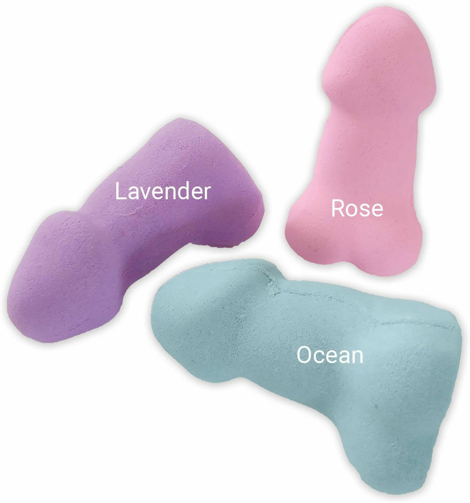Pecker Bath Bombs 3 Pack Scents Lavender Rose Ocean