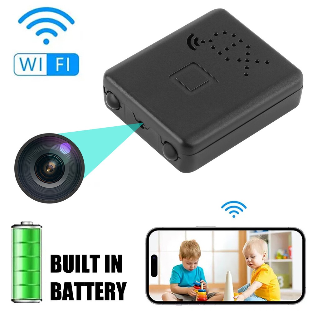 1080P WiFi Mini Camera Motion Detection Recorder Night Vision Home Security Cam