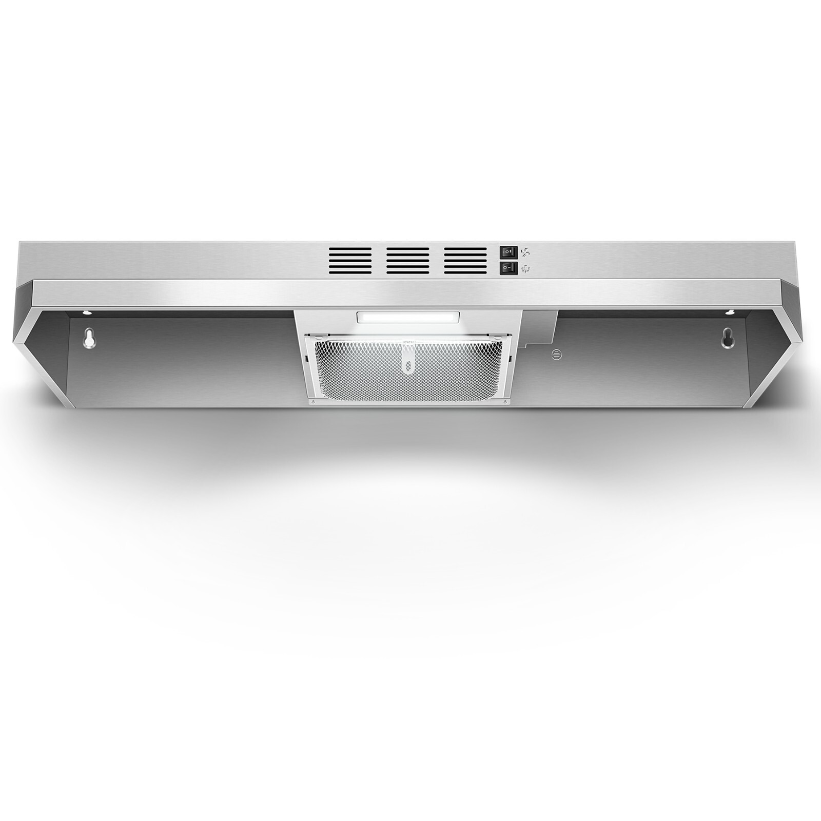 Kitchen 36in Under Cabinet Range Hood 280CFM Cook Fan Stainless Steel w/LED Vent