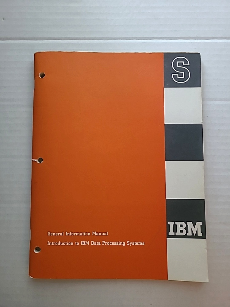 IBM General Information Manual Introduction to IBM Data Processing Systems 8/64