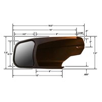 Cipa Mirrors 10950 Custom Towing Mirror Set