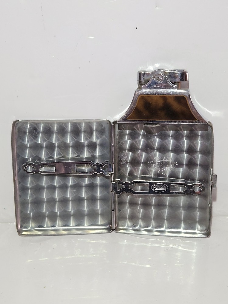 Vintage Ronson Cigarette Case & Lighter