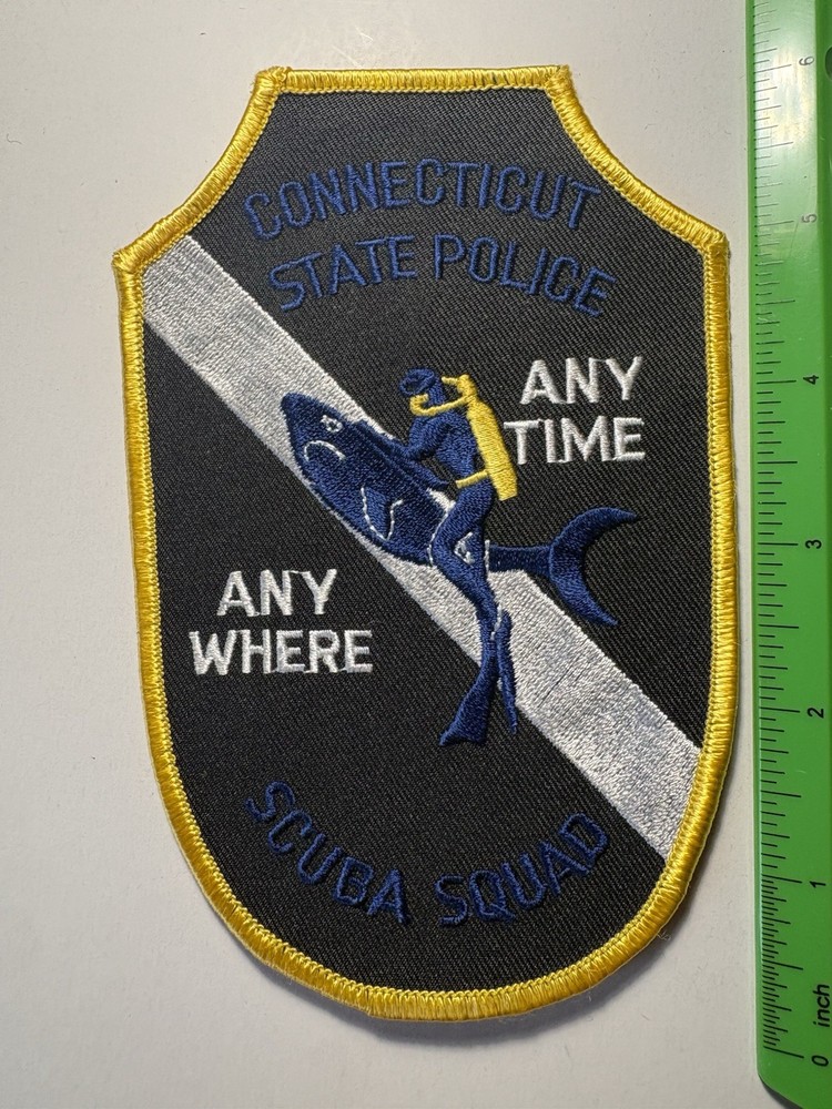 Connecticut State Police Scuba Squad / Dive Team Patch
