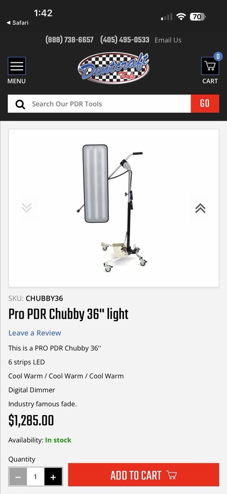 Pro PDR Chubby 36" light