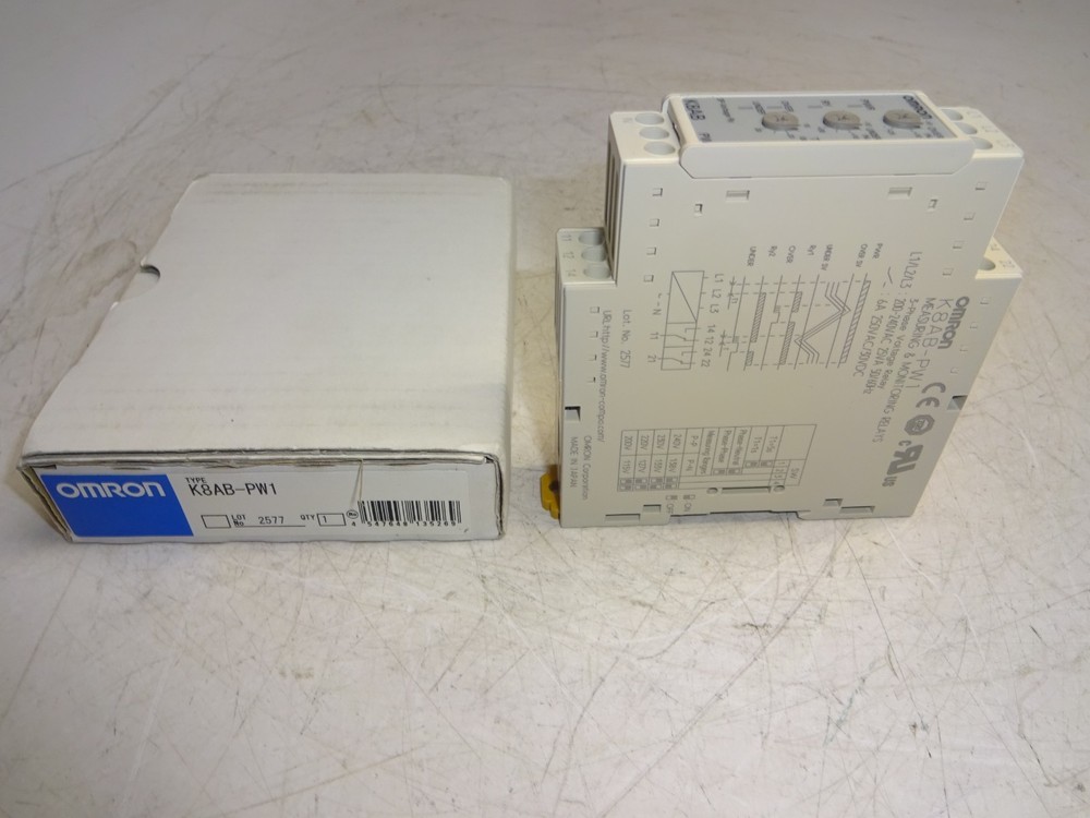 Omron K8AB-PW1 Voltage Relay New
