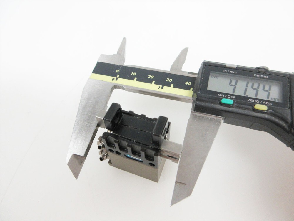 SCHUNK GRIPPER BLOCK PNEUMATIC GRIPPER PARALLEL 2 FINGER MPG FOR SMALL COMPONENT