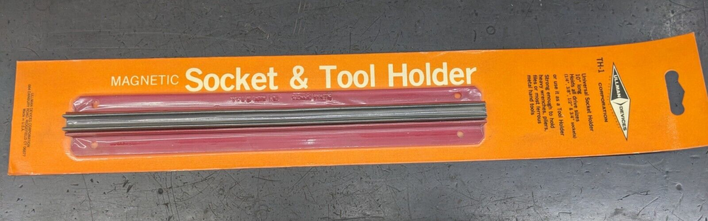 Ullman Devices Magnetic Socket & Tool Holder 10" Long Universal TH-1 NEW USA