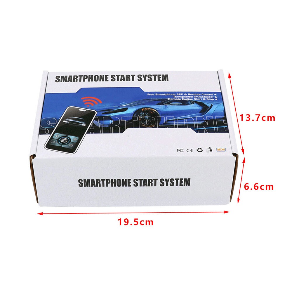 Keyless Entry Engine Start Alarm System Push Button Remote Starter Stop Car