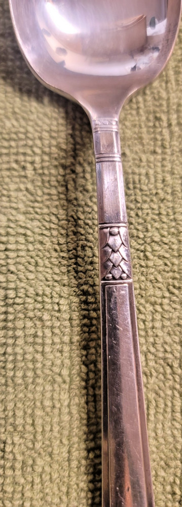 1881 Rogers Oneida Capri 1935 Sterling SilverPlate Flatware Cream Sugar Spoon 6"