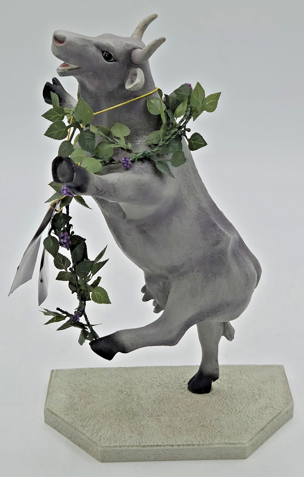 VTG Cow Parade Kudzudora Duncown 7293 LIMITED EDITION Statue Figurine FREE SHIP