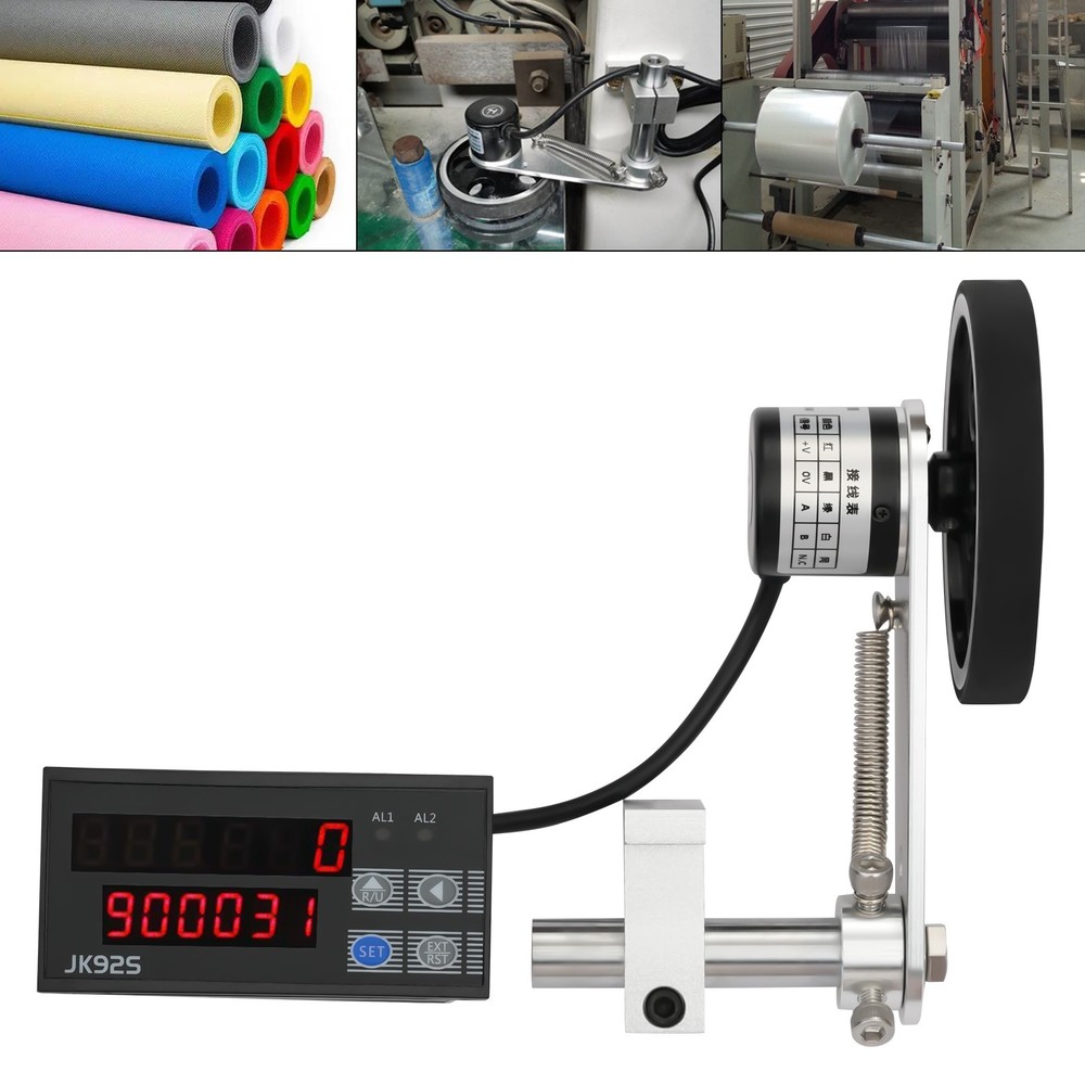 Digital Length Meter Rolling Wheel Electronic Length Measure Tool Meter Counter